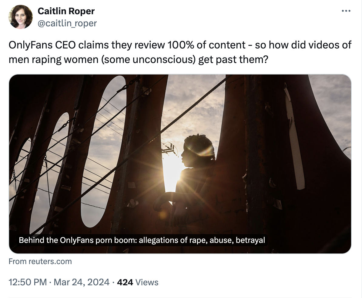 Rape, Child Exploitation + ImageBased Abuse The Truth About OnlyFans